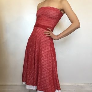 ANNE HUNG Midi Cocktail Dress